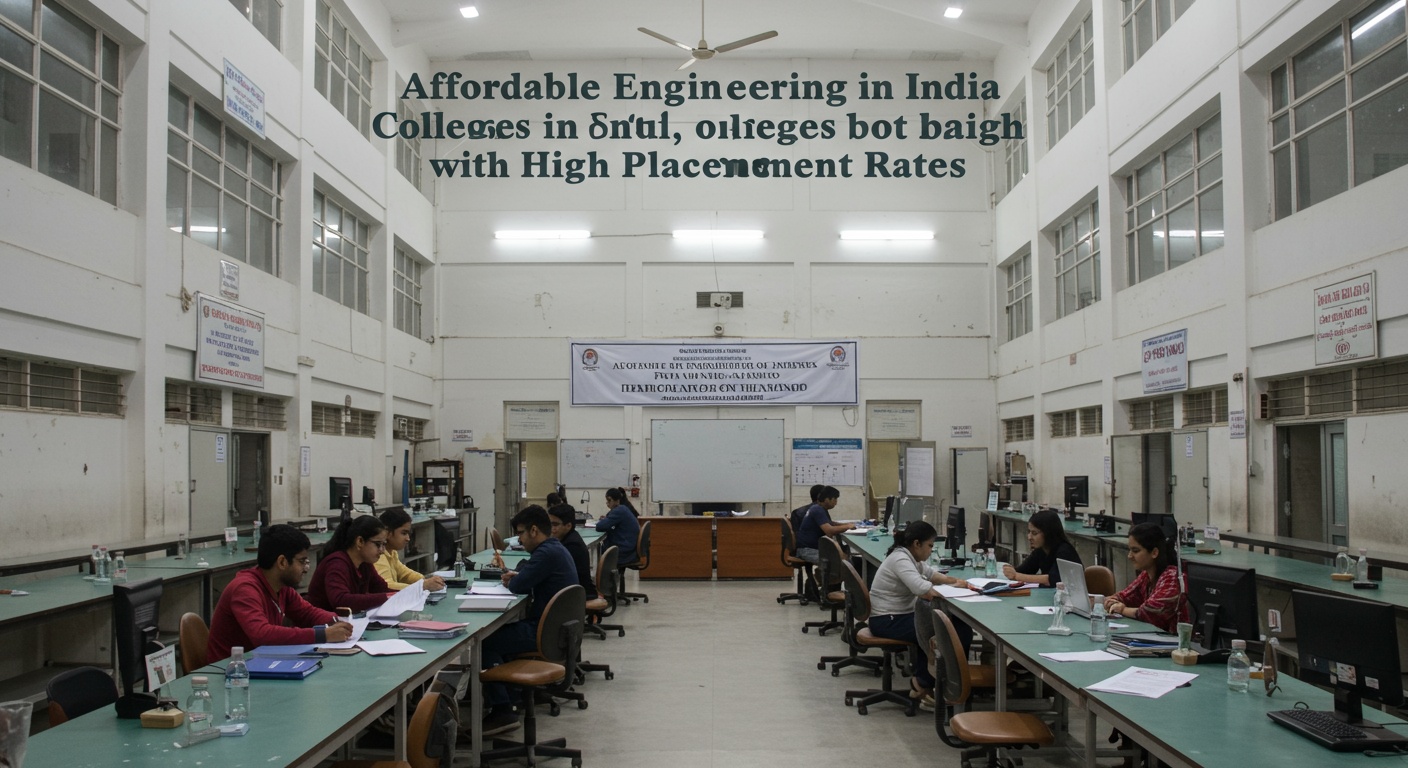 Affordable Engineering Colleges in India with High Placement Rates illustration