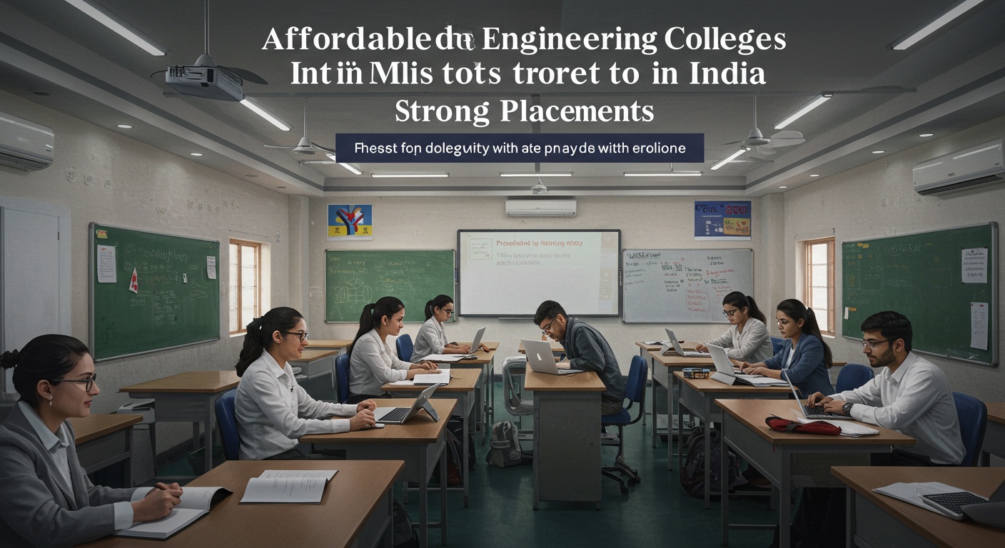 Affordable Engineering Colleges in India with Strong Placements illustration