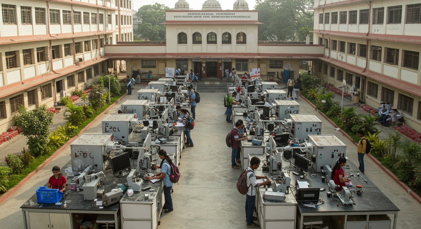 Affordable Universities Offering Quality Engineering in India illustration