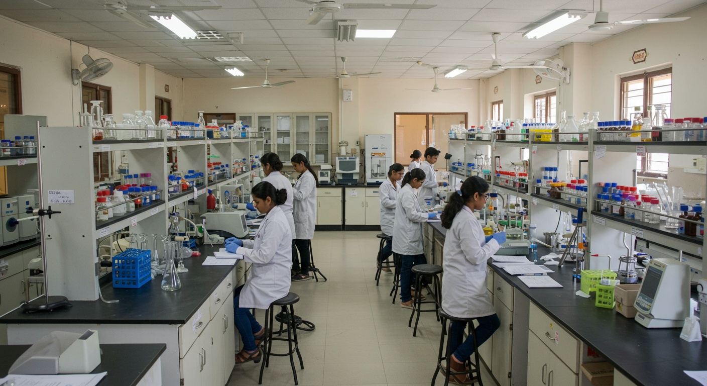Best Colleges For Pharmacy In India With Affordable Fees illustration