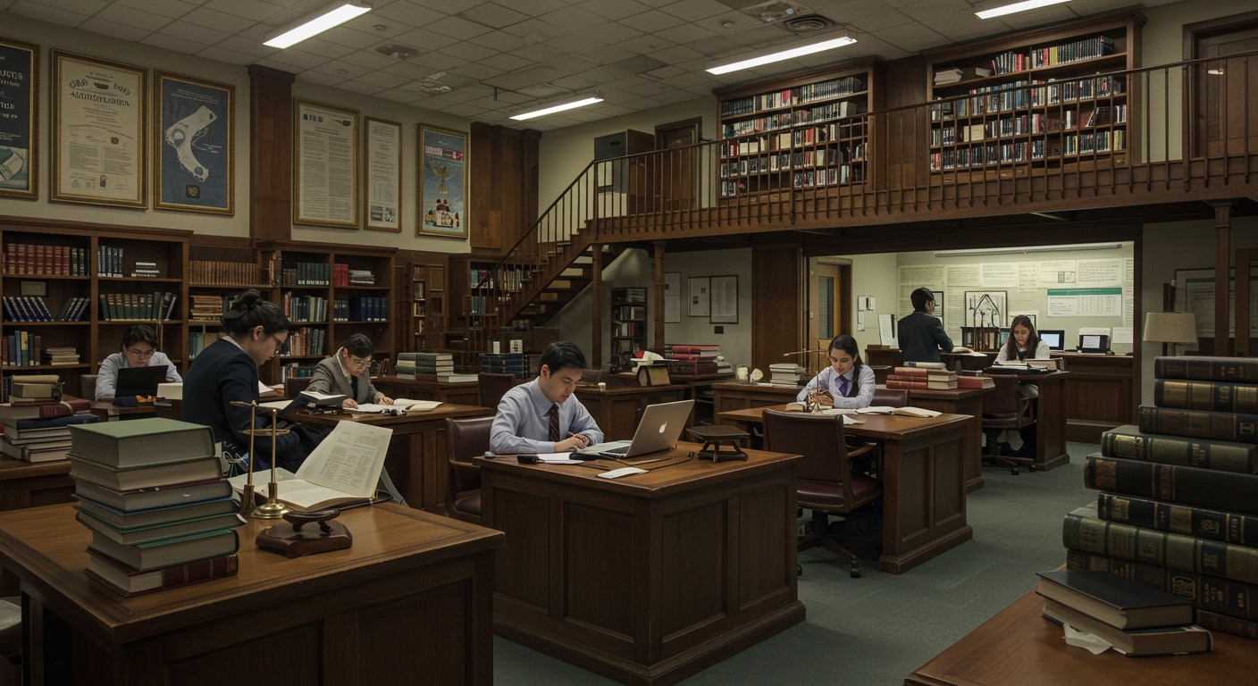 Best Law Colleges for Corporate Law illustration