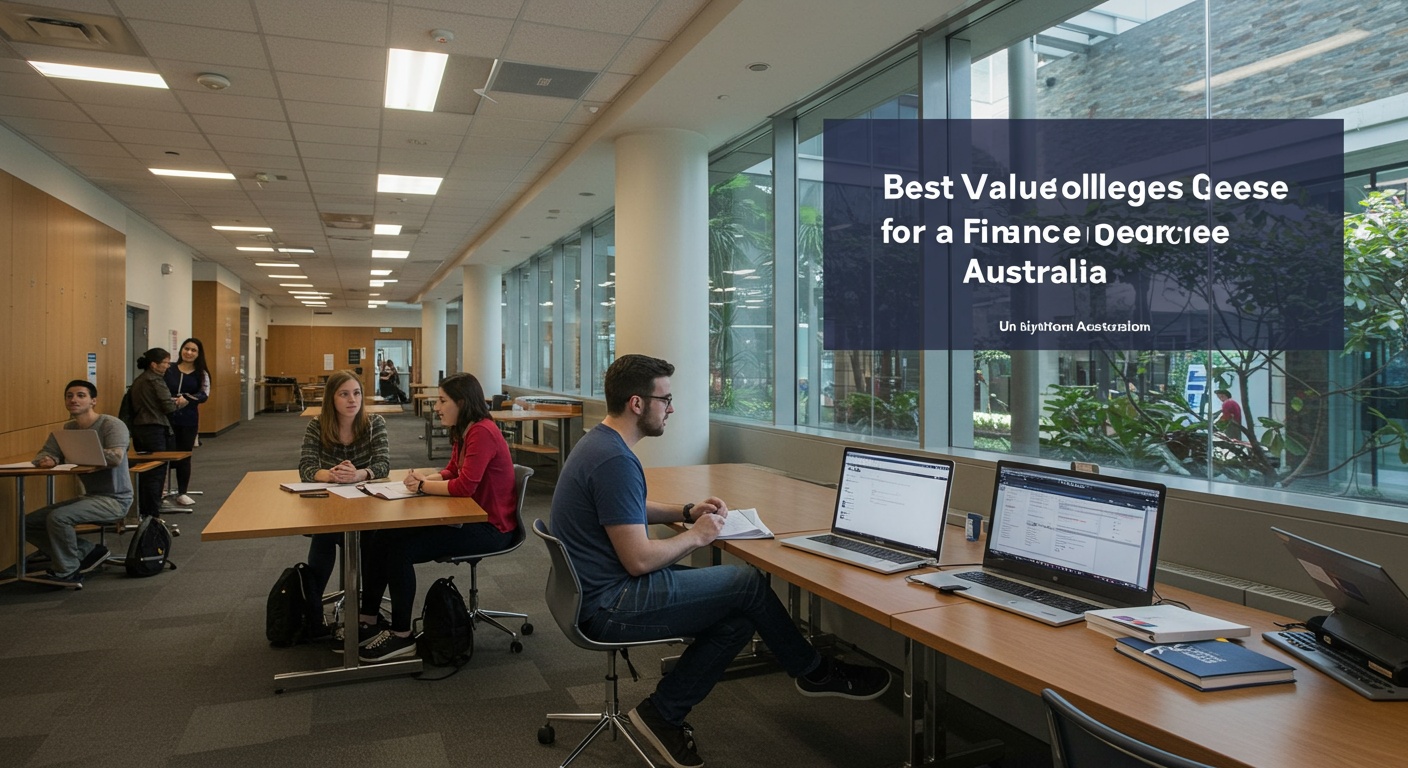 Best Value Colleges for a Finance Degree in Australia illustration