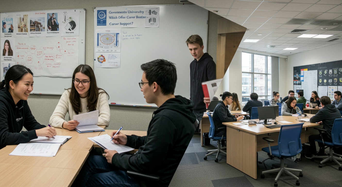 Government Vs Private Universities: Which Offers Better Career Support? illustration