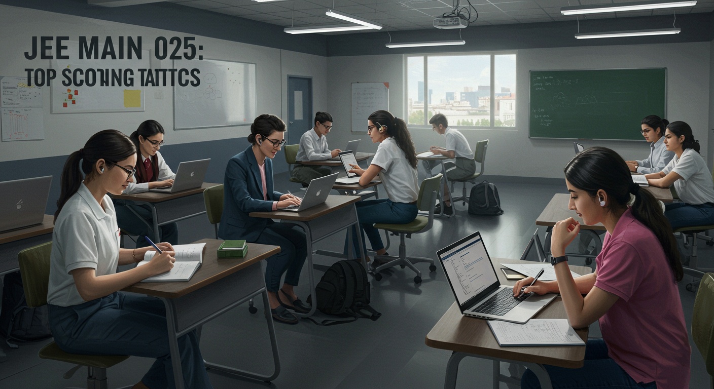 JEE Main 2025: Top Scoring Tactics illustration