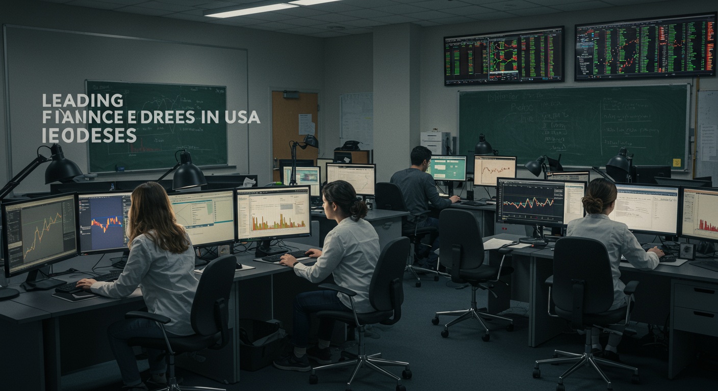 Leading Finance Degrees in the USA illustration