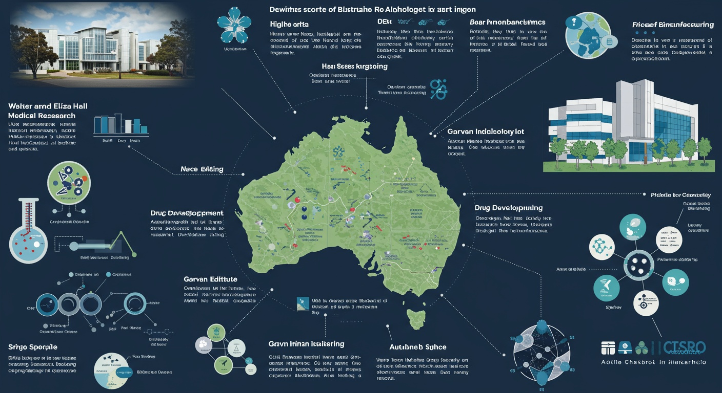 Leading Institutions For Biotechnology In Australia illustration