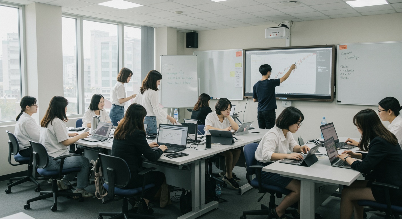 Mastering Finance: South Korea's Top Institutions illustration