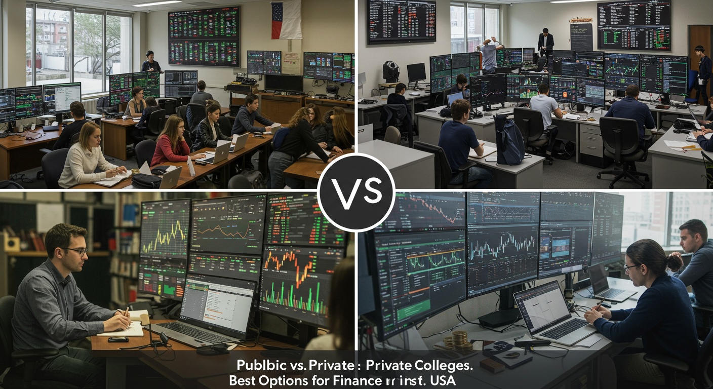 Public vs. Private Colleges: Best Options for Finance in the USA illustration