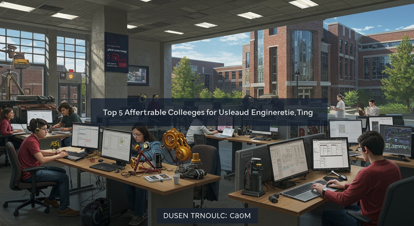 Top 5 Affordable Colleges for Engineering in Canada illustration