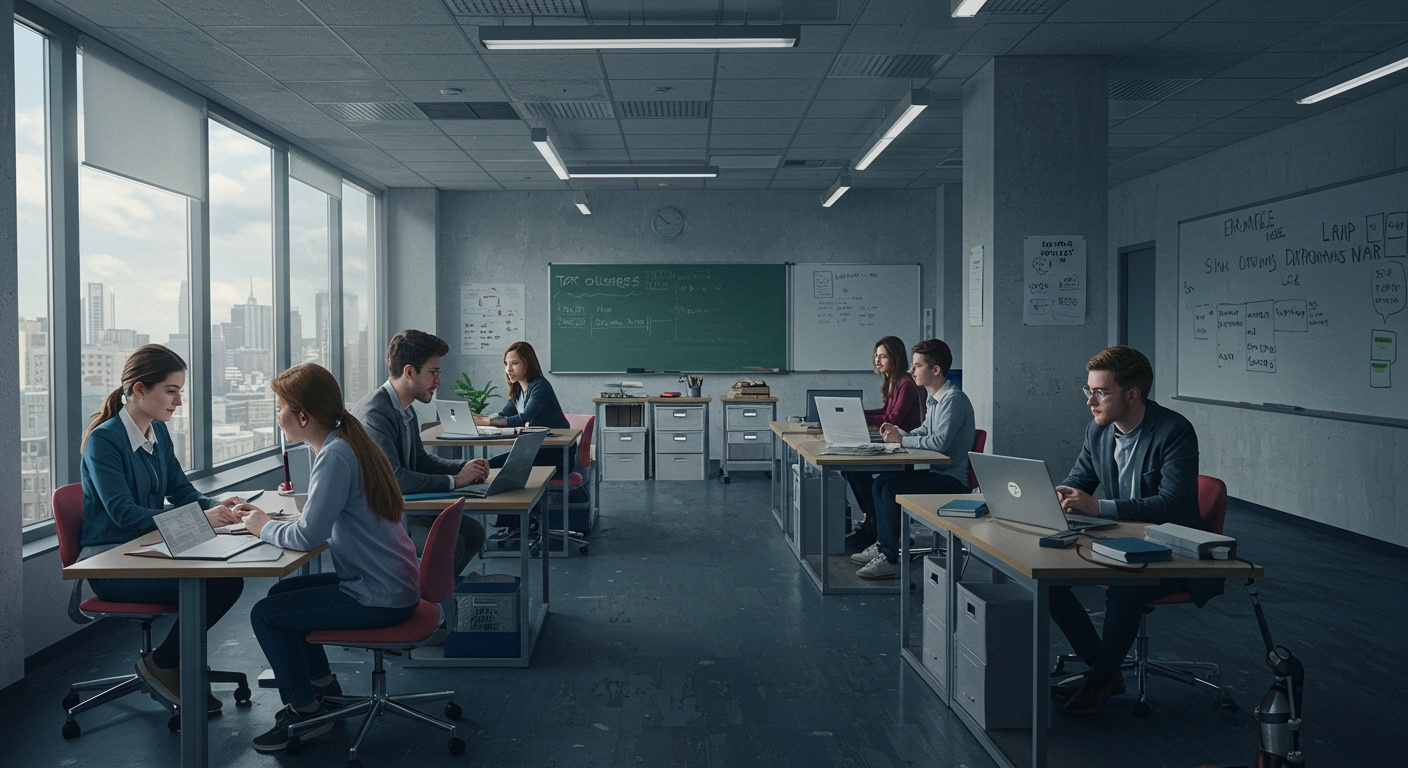 Top Colleges Offering Diplomas In AI illustration