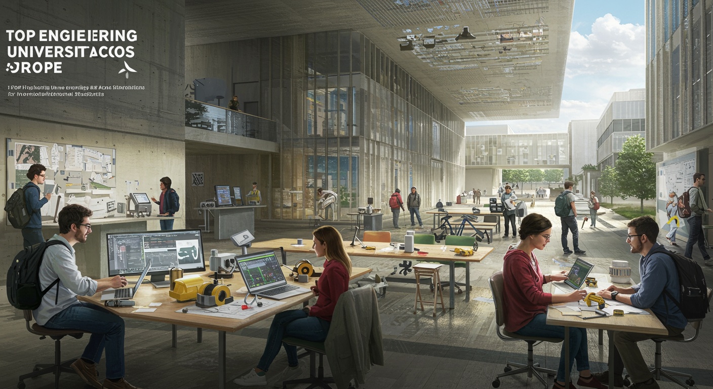 Top Engineering Universities Across Europe For International Students illustration