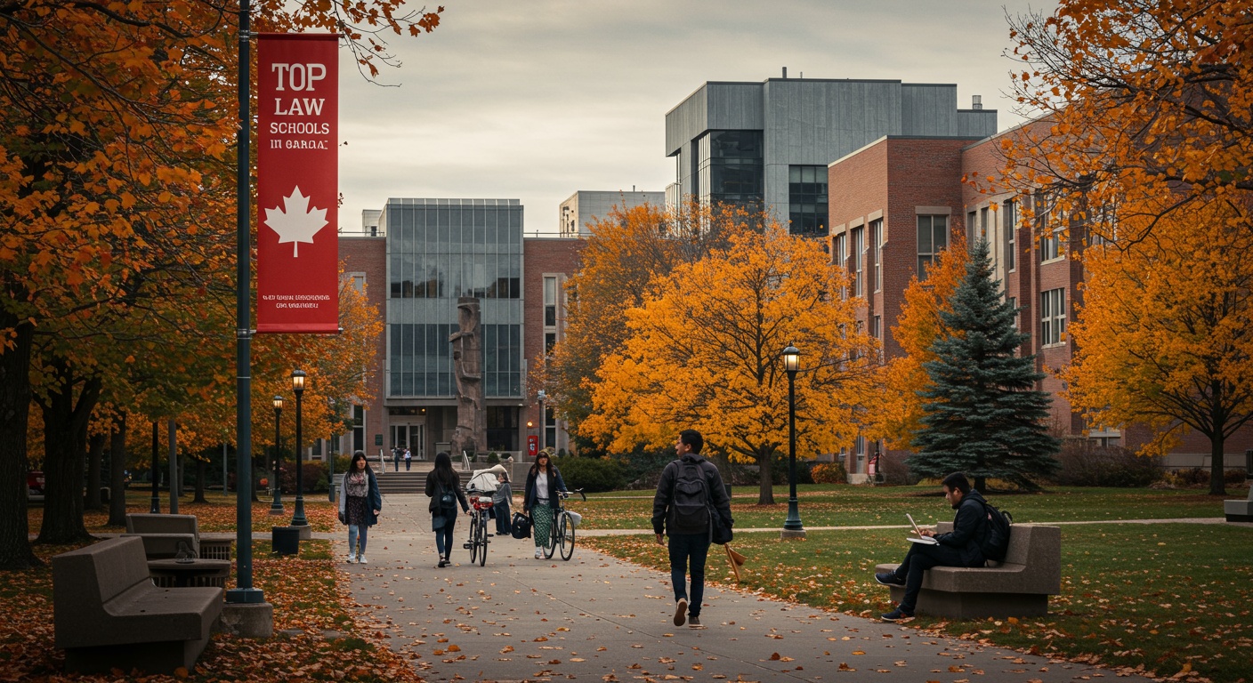 Top Law Schools in Canada for International Students illustration