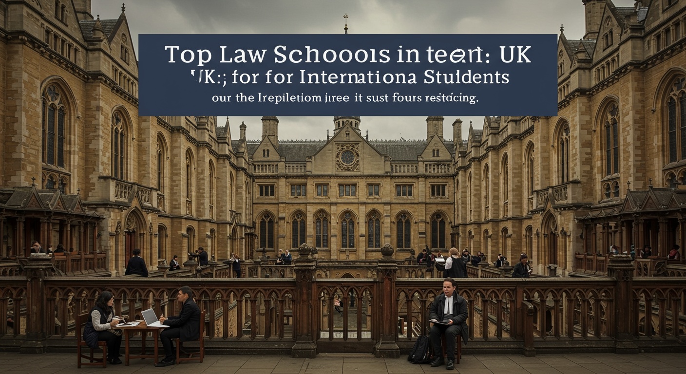 Top Law Schools in the UK for International Students illustration