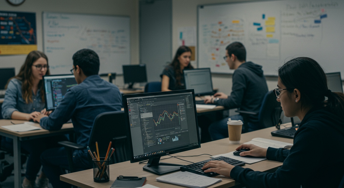 Universities Preparing Students for Emerging Careers in Data Analytics illustration