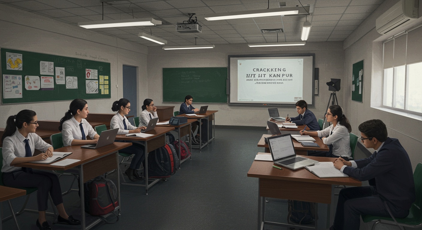 Cracking IIT Kanpur: Smart Strategies For Acing The JEE Advanced Exam illustration