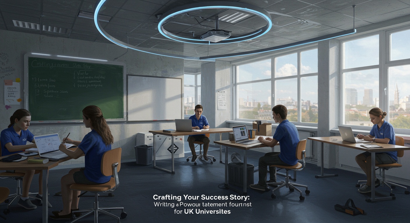 Crafting Your Success Story: Writing a Powerful Personal Statement for UK Universities illustration