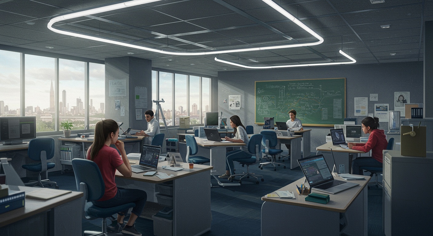 How Will AI Transform Higher Education in The USA By 2025? illustration
