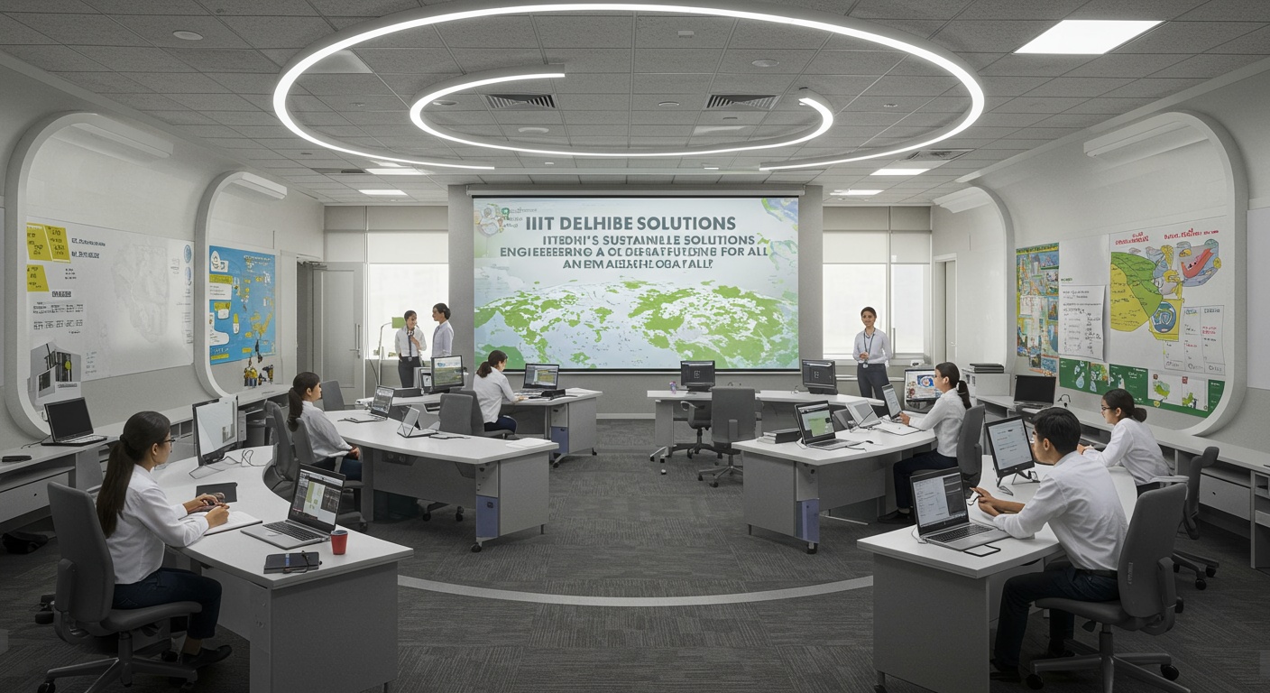 IIT Delhi's Sustainable Solutions: Engineering A Greener Future For All illustration
