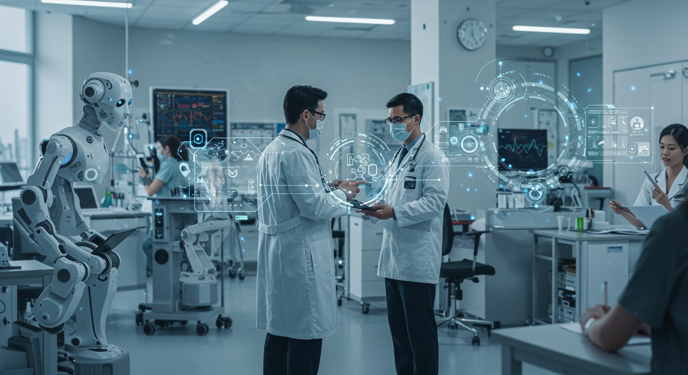 Navigating AI's Influence: How Technology is Reshaping Future Medical Professions and Opportunities illustration