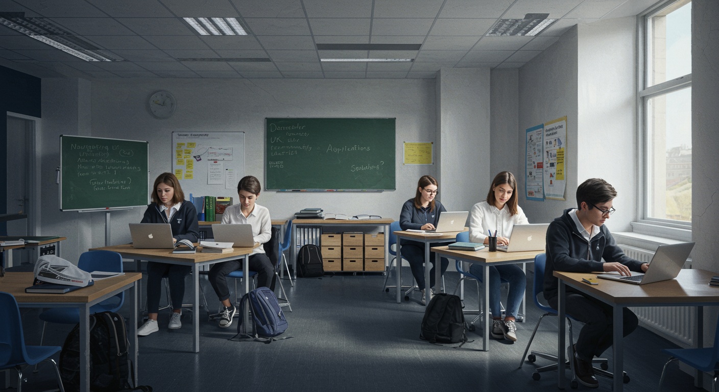 Navigating UK University Applications: A Step-by-Step Guide for International Students illustration
