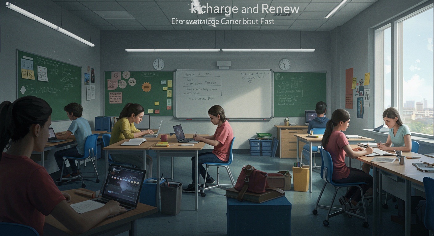 Recharge and Renew: Effective Strategies to Overcome Career Burnout Fast illustration