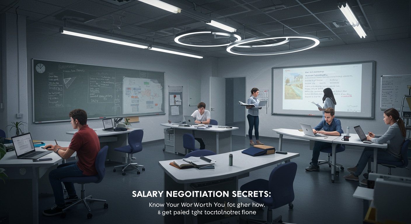 Salary Negotiation Secrets: Know Your Worth & Get Paid What You Deserve illustration
