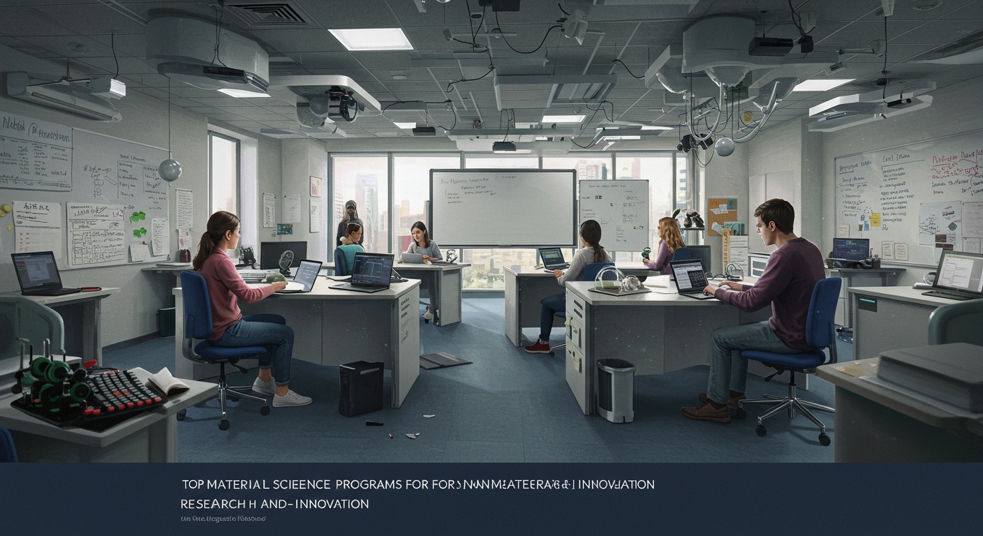 Top Material Science Programs For Nanomaterials Research and Innovation illustration