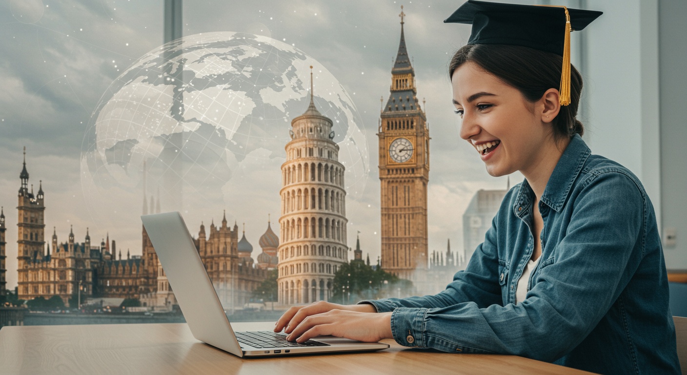 Unlock Your Future: Top Online Learning Opportunities at European Universities for Global Students illustration