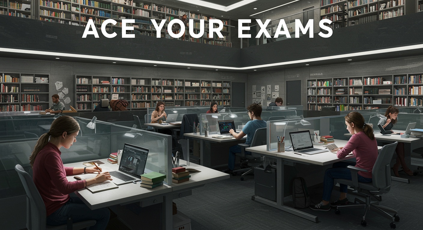 Ace Your Exams: Proven Study Habits for College Students illustration