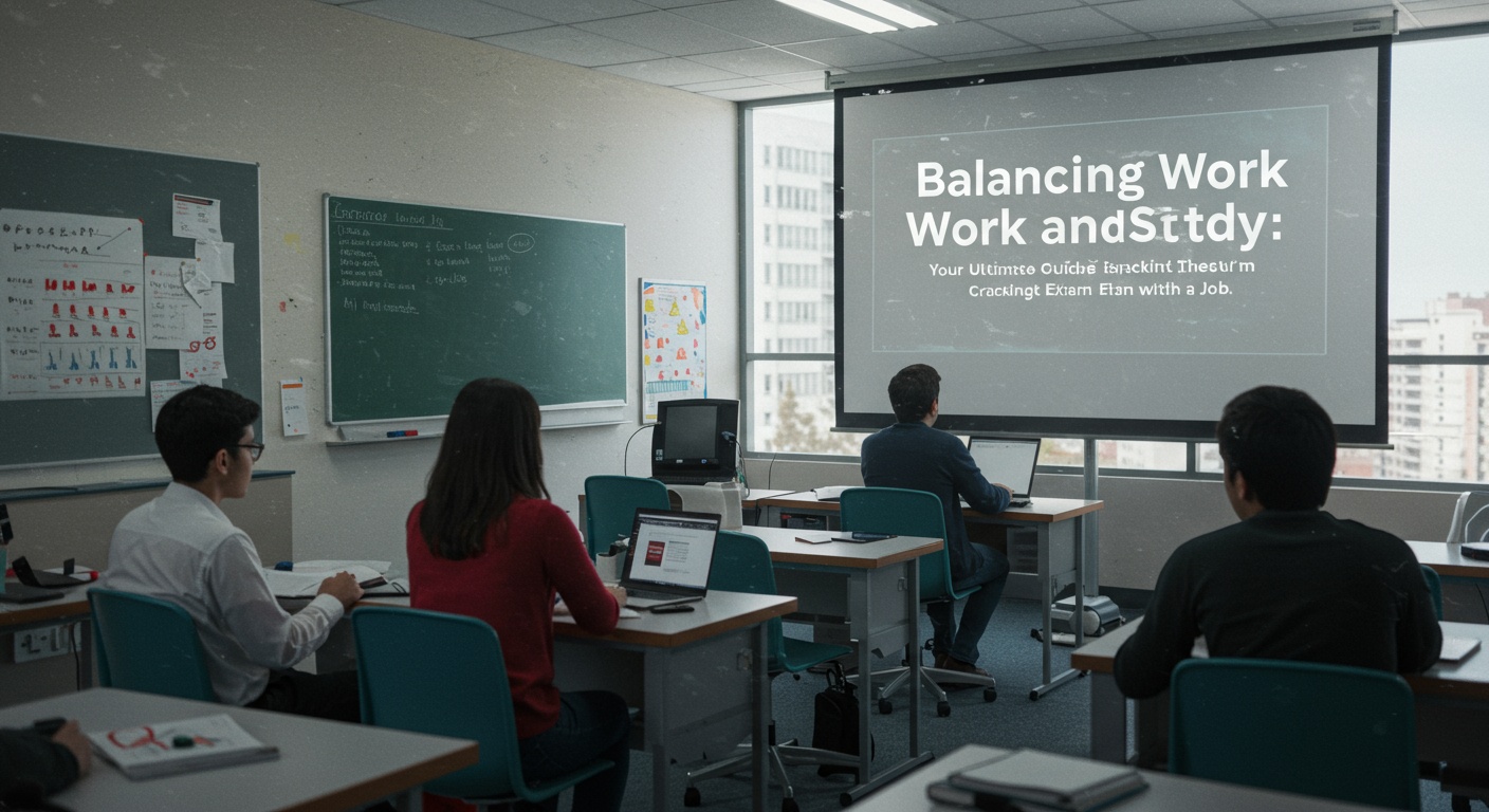 Balancing Work and Study: Your Ultimate Guide to Cracking GATE Exam with a Job illustration