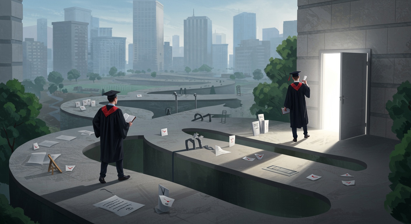 Beyond the Degree: Conquering Post-Graduation Job Search Challenges Effectively illustration