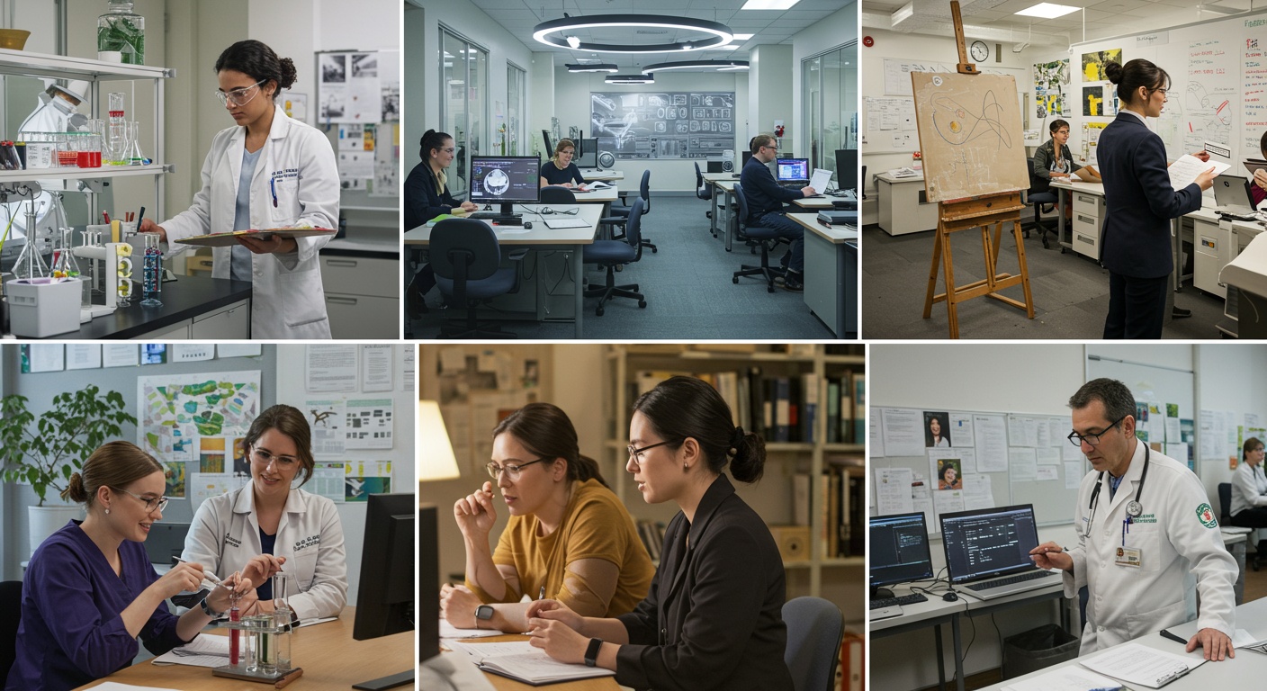 Beyond the Diploma: Exciting Career Paths for State University Alumni illustration