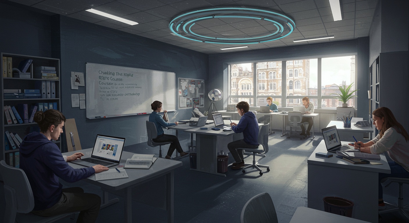 Choosing The Right Course: A Guide for Prospective UK University Students illustration