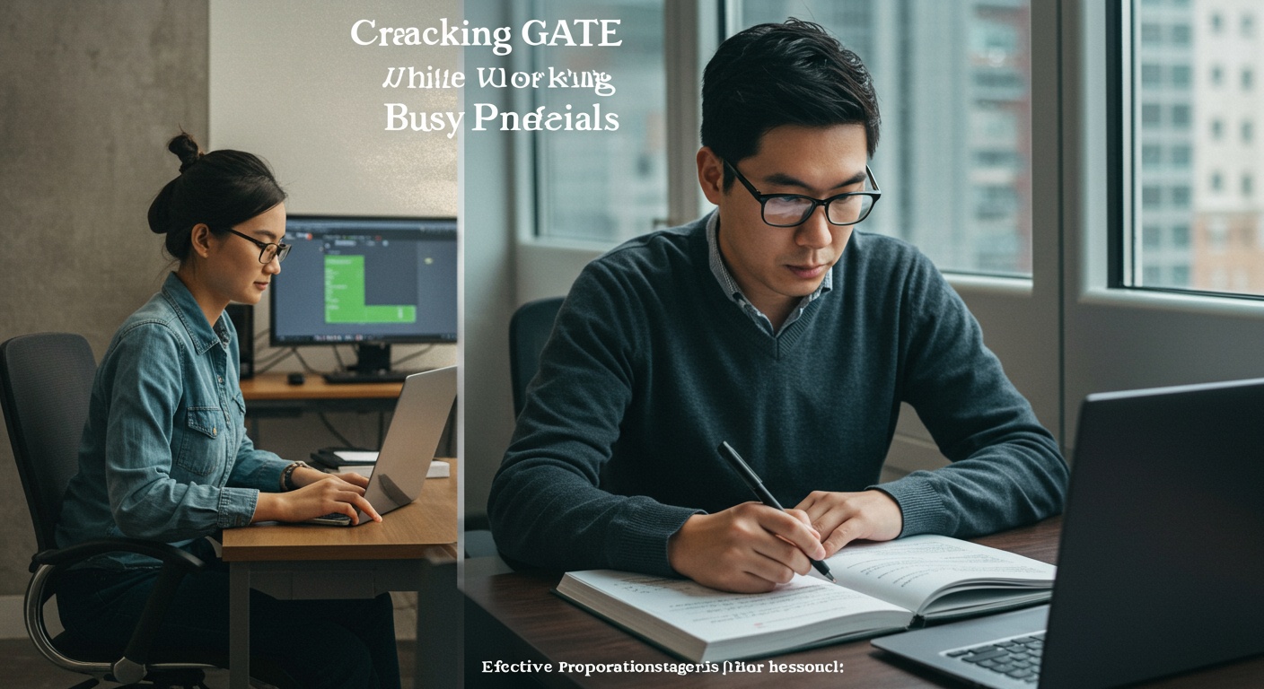 Cracking GATE While Working: Effective Preparation Strategies for Busy Professionals illustration