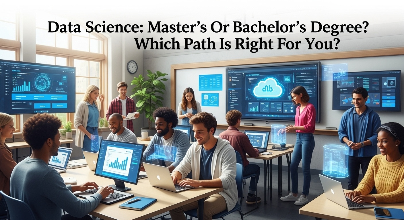 Data Science: Master's Or Bachelor's Degree? Which Path Is Right For You? illustration