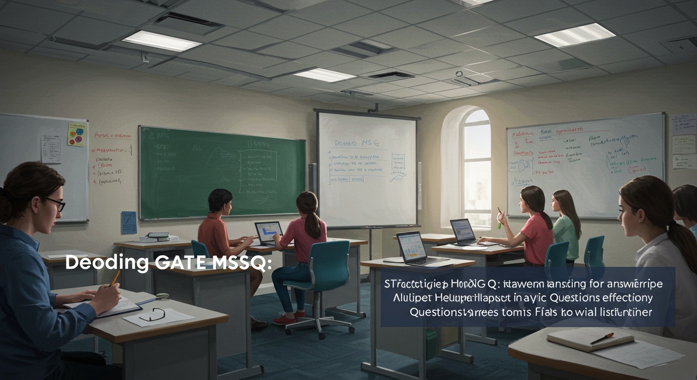Decoding GATE MSQ: Strategies for Answering Multiple Select Questions Effectively illustration