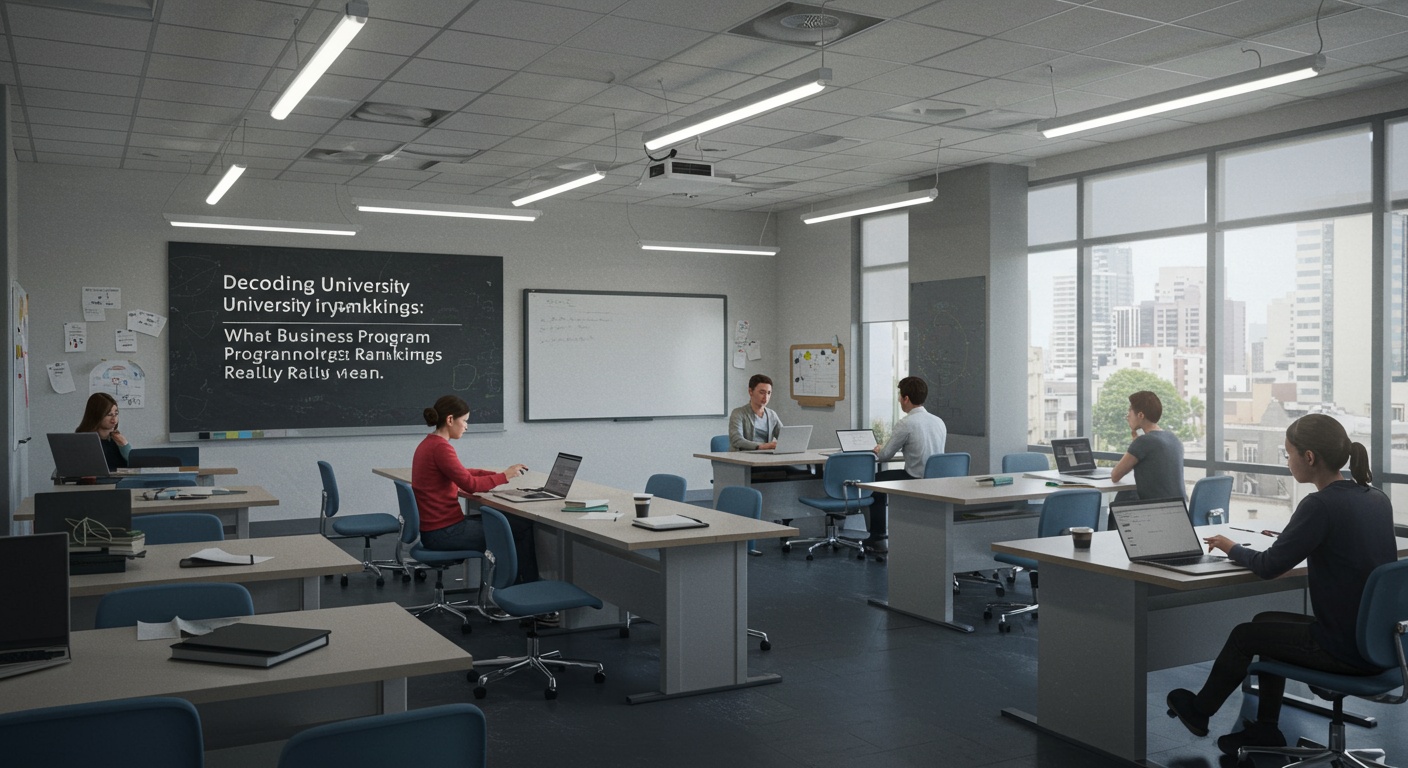 Decoding University Rankings: What Business Program Rankings Really Mean illustration