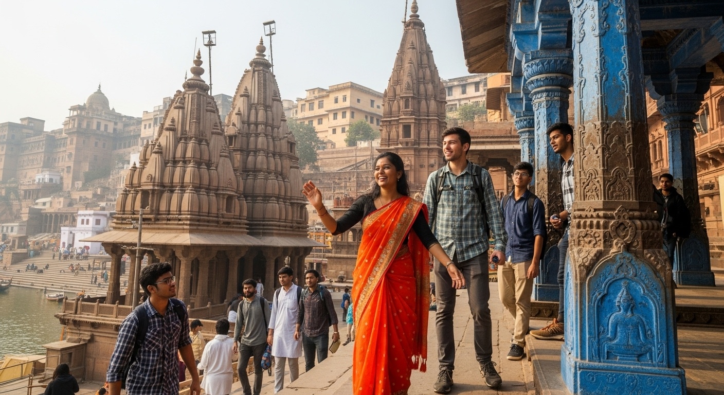 Exploring Varanasi: Top Tourist Spots Near BHU Campus For Students illustration