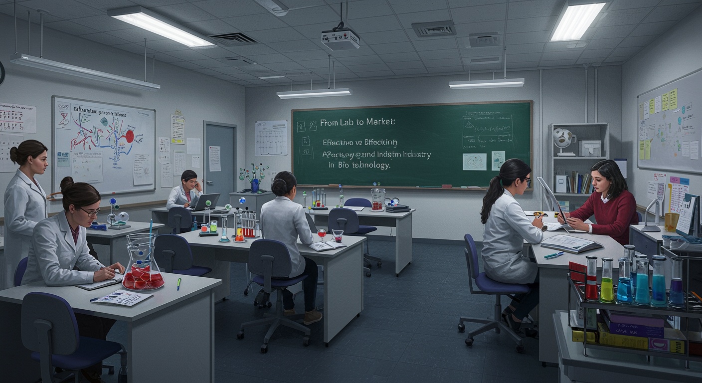 From Lab to Market: Effectively Bridging Academia and Industry in Biotechnology illustration