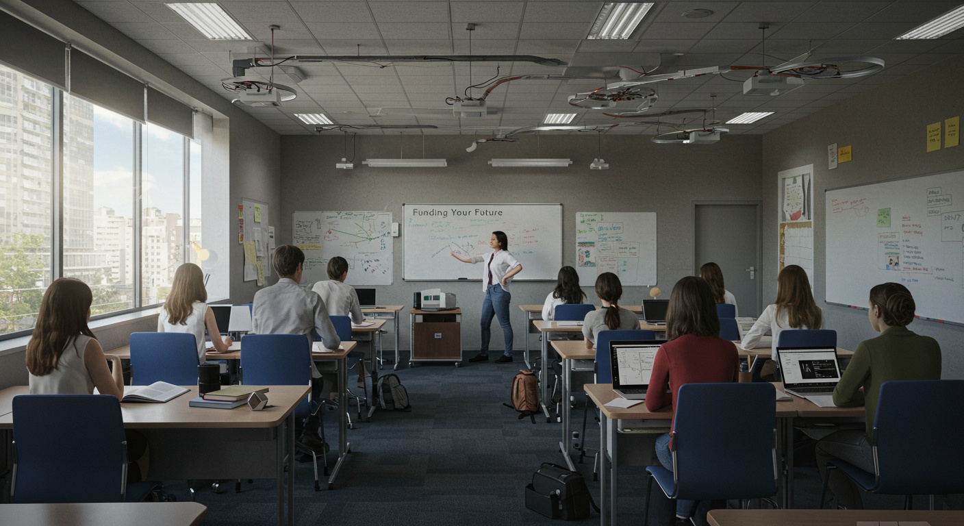 Funding Your Future: A Guide to Business School Scholarships and Grants illustration