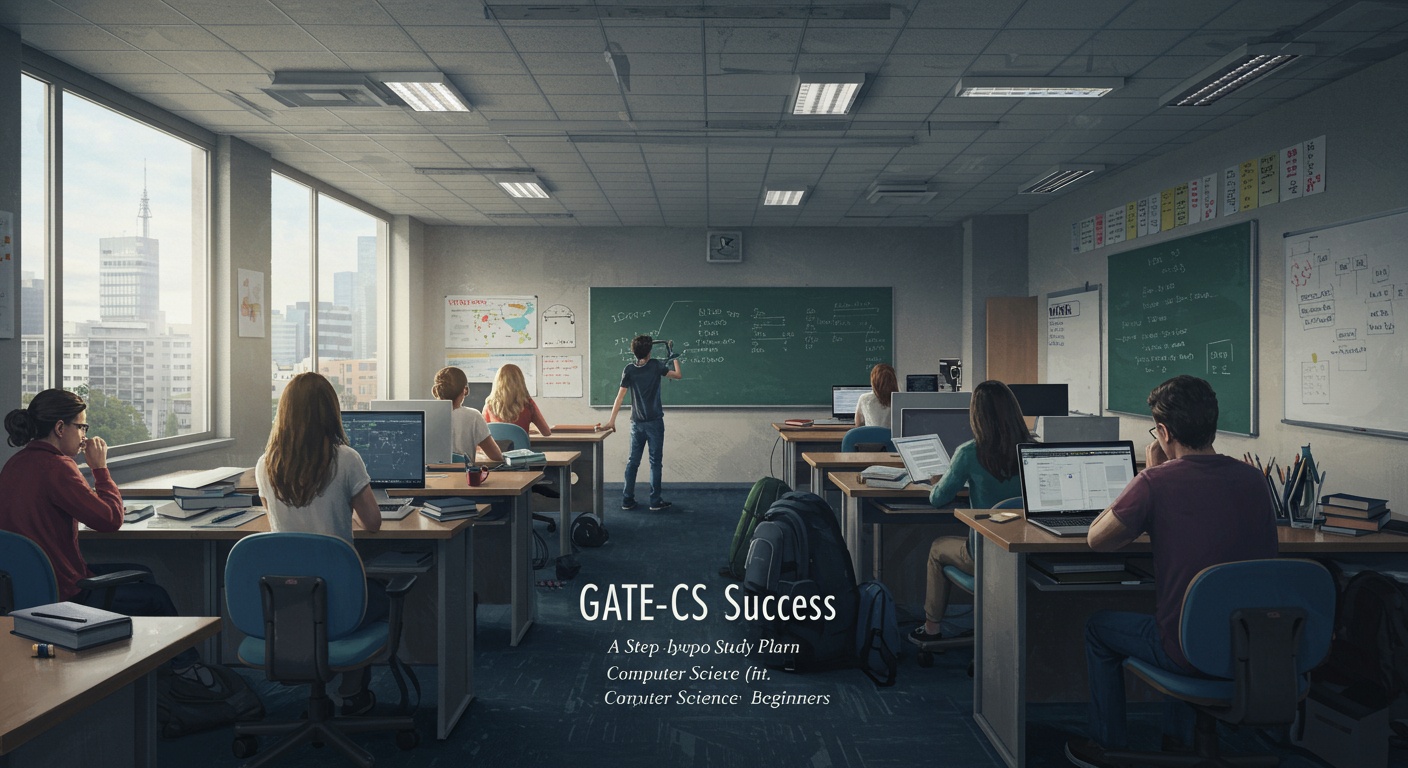 GATE CS Success: A Step-by-Step Study Plan for Computer Science Beginners illustration