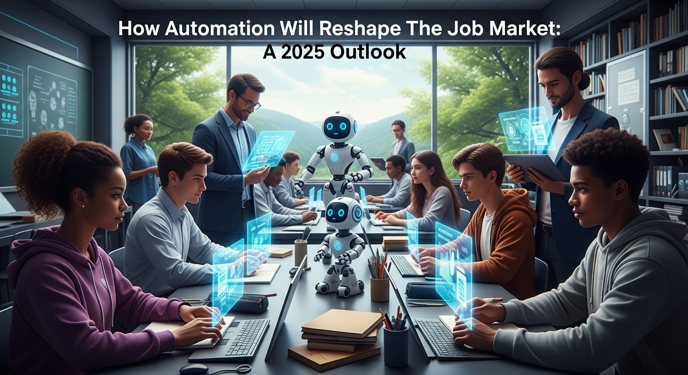 How Automation Will Reshape The Job Market: A 2025 Outlook illustration
