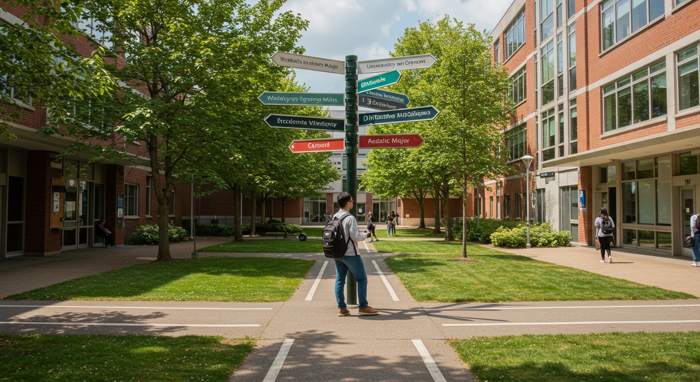 Major Decision: How to Choose a University Major for Long-Term Career Success illustration
