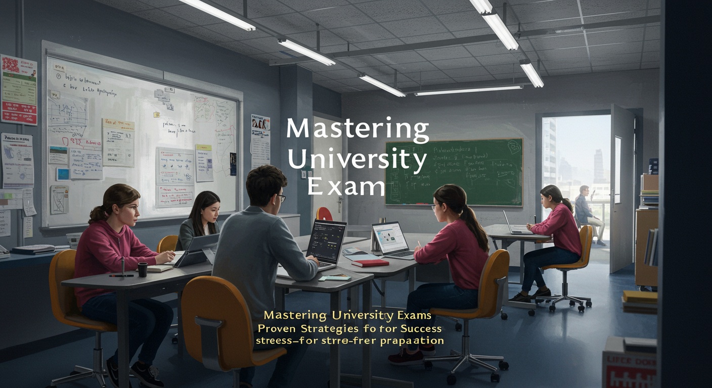 Mastering University Exams: Proven Strategies for Success and Stress-Free Preparation illustration