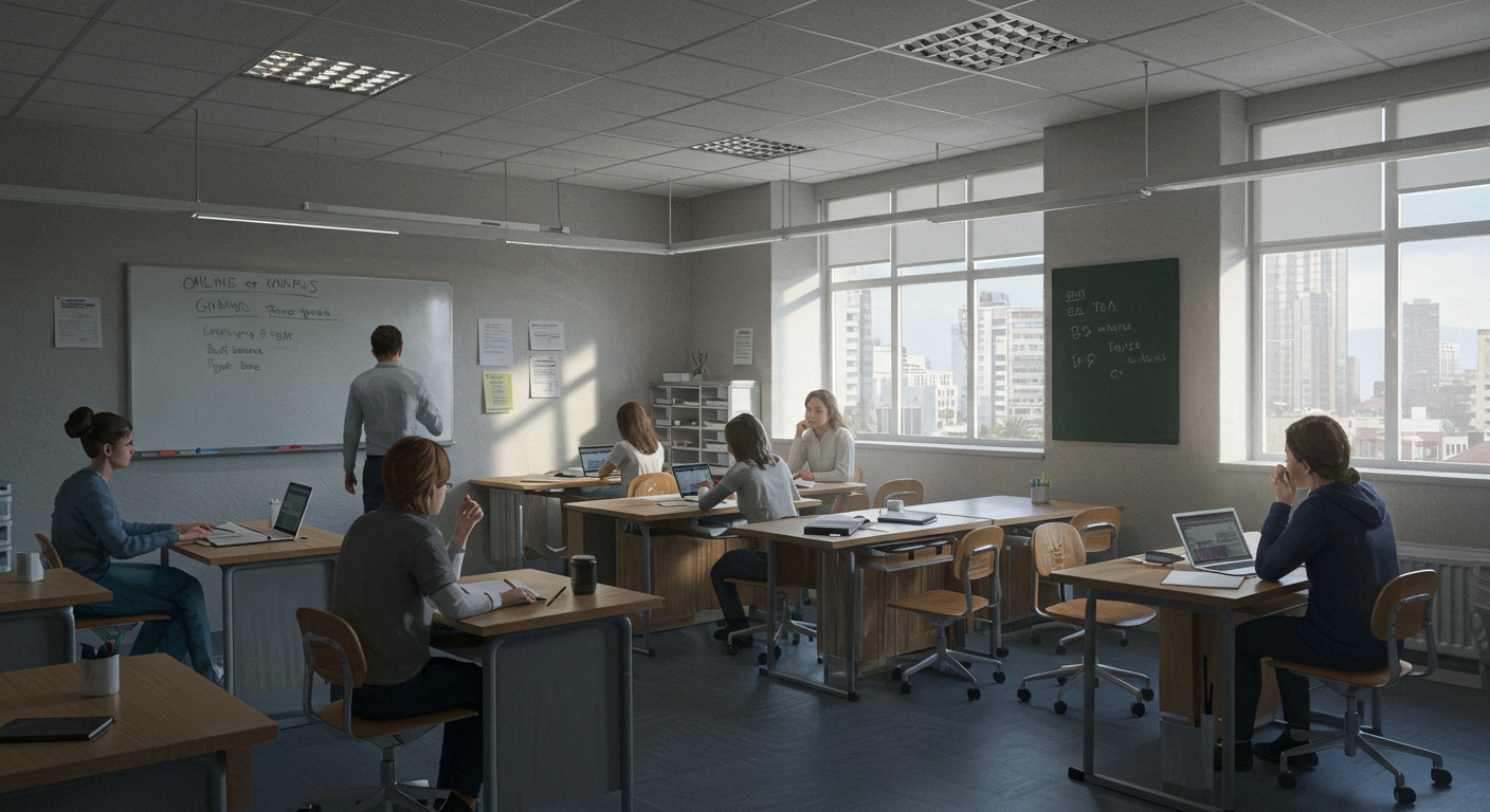 Online or On-Campus MBA: Choosing the Right Program for You illustration