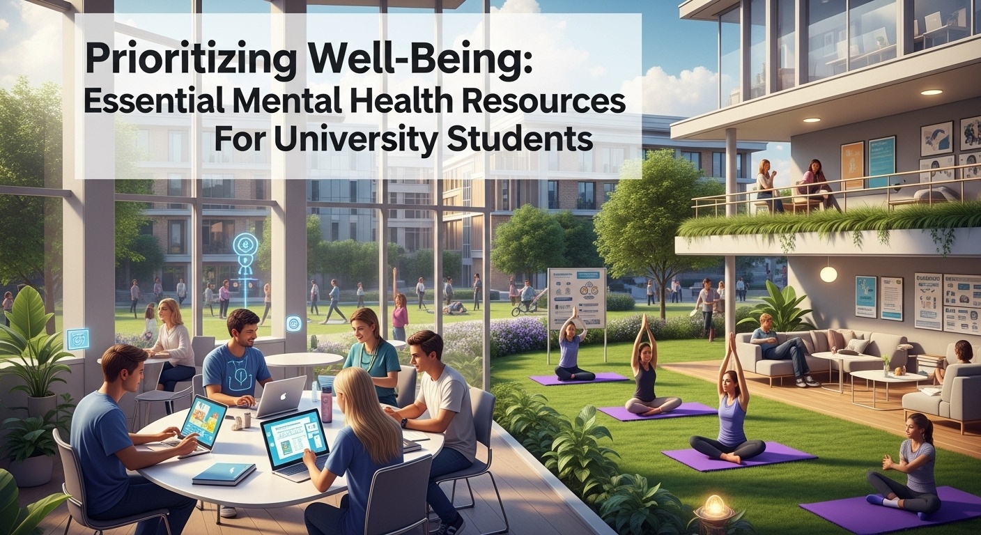 Prioritizing Well-Being: Essential Mental Health Resources For University Students illustration