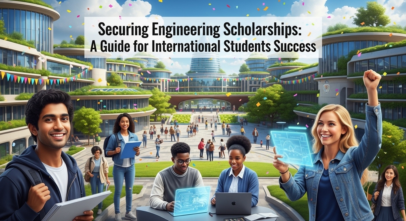 Securing Engineering Scholarships: A Guide for International Students Success illustration
