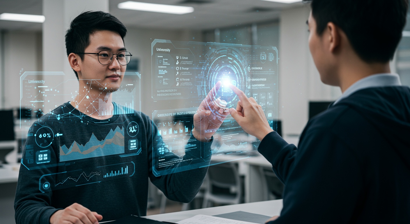 Smart Choices: Leveraging AI Tools for University Course and Career Matching illustration
