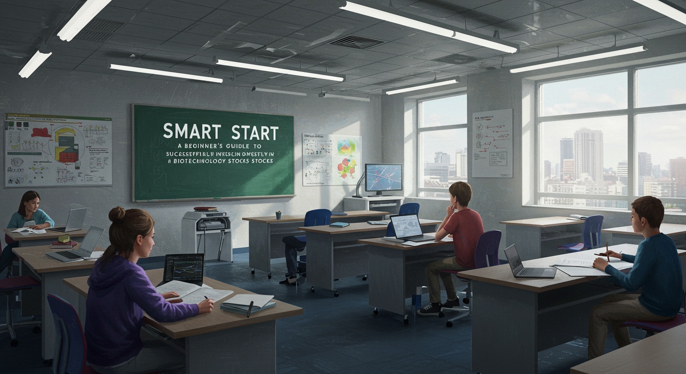 Smart Start: A Beginner's Guide to Successfully Investing in Biotechnology Stocks illustration