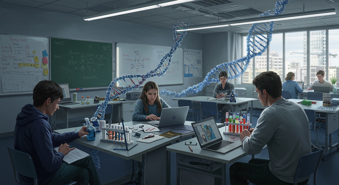 The Gene Editing Debate: Exploring the Ethics of Altering Human Biology illustration